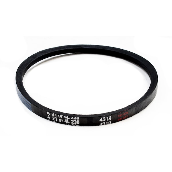 D&D A21/4L230 Classical V-Belt, 23 in Outside Length, 1/2 in Top Width, 1 Ribs A21/4L230 - main